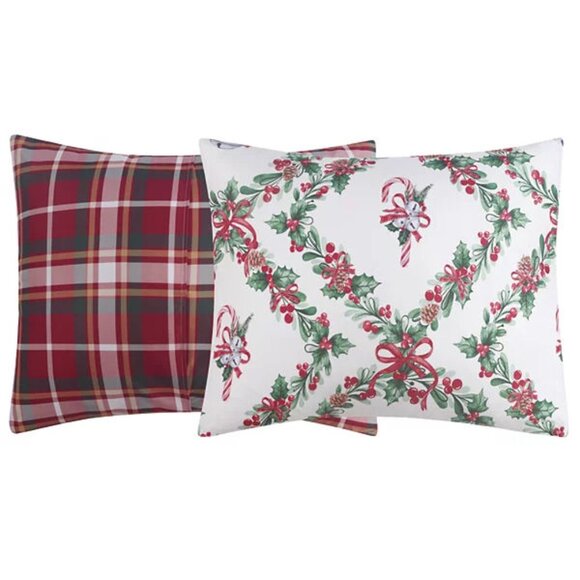 Enchante Wreath With Bow Reversible 3-Pc. Comforter Sets NIP - Picture 6 of 8